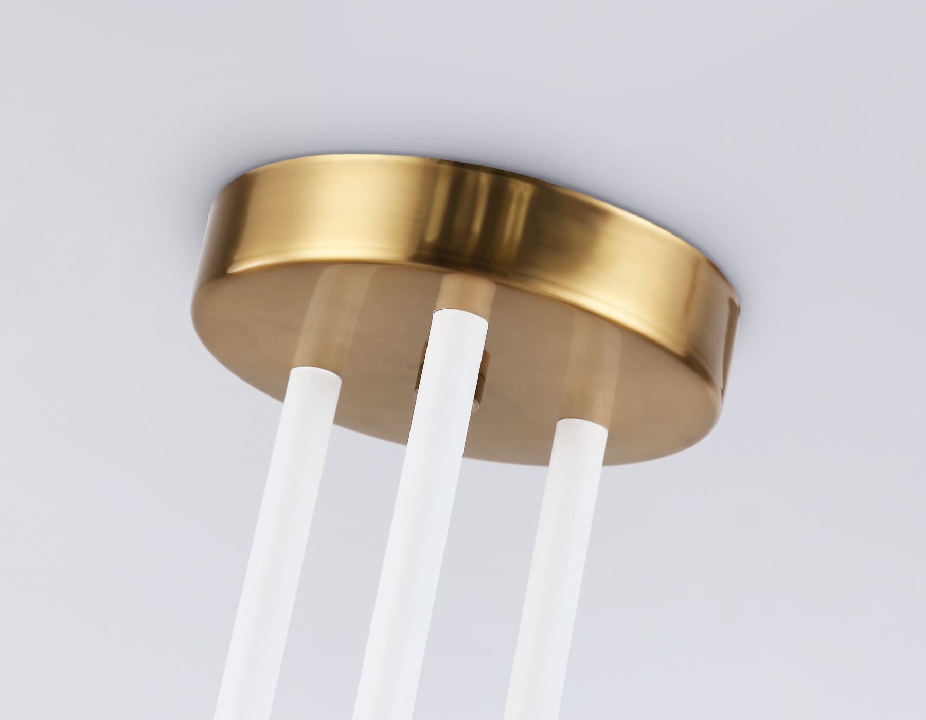 Подвесной светильник TR2521/6 WH/BS белый/латунь G9/6 max 10W D970*750