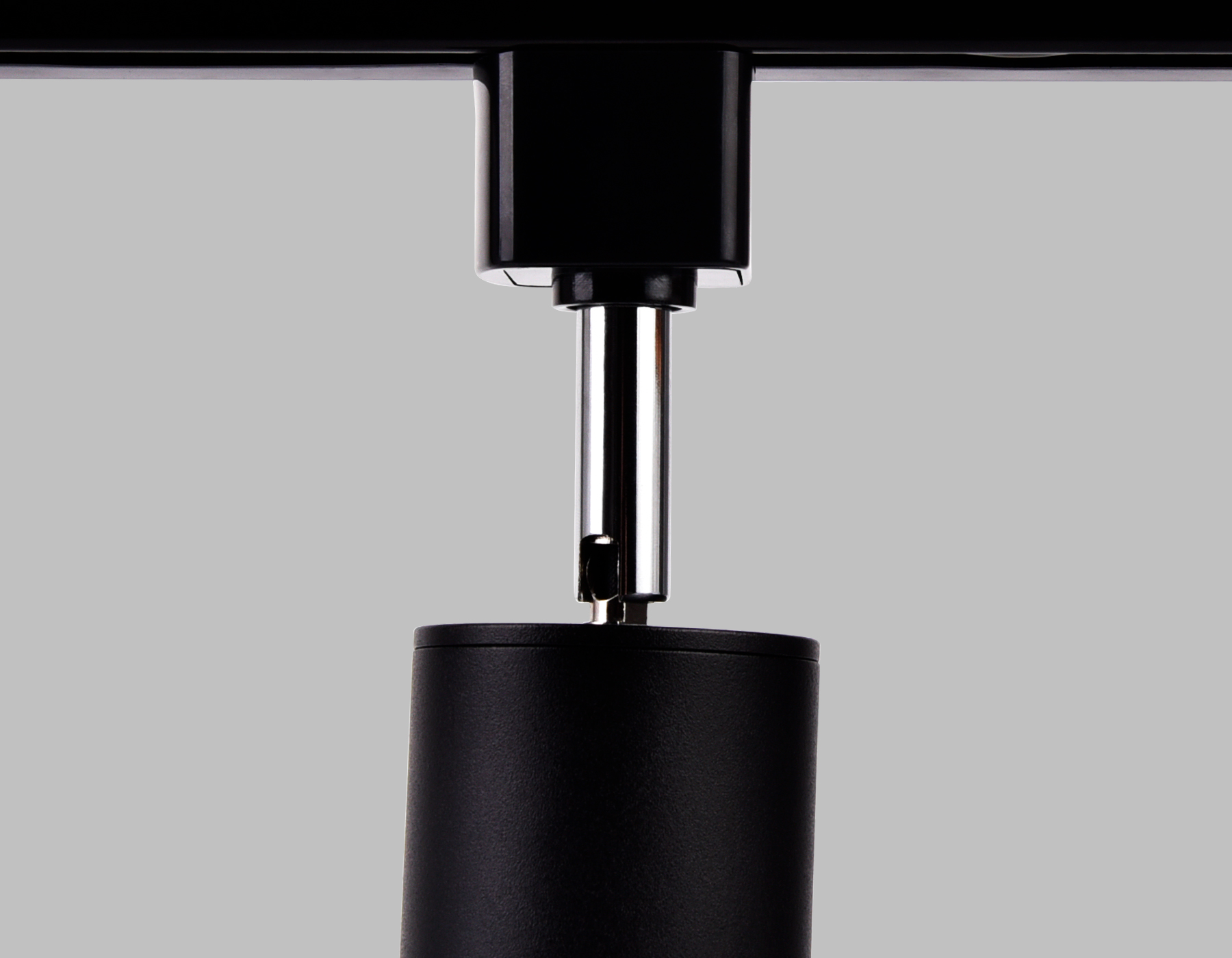 Трековый однофазный светильник со сменной лампой GL5123 BK черный GU10 max 12W