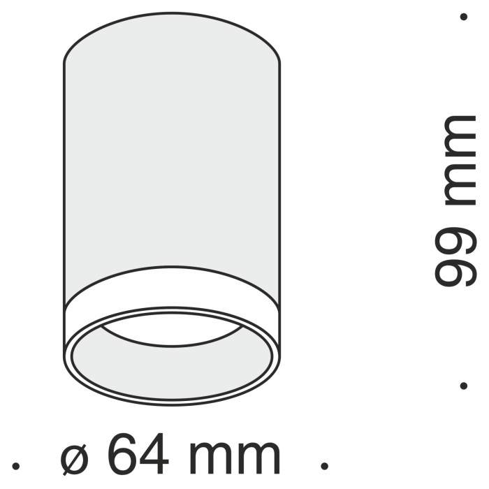 Накладной потолочный светильник Pauline GU10 1x10Вт Maytoni Technical C008CW-01W (c008cw-01w)