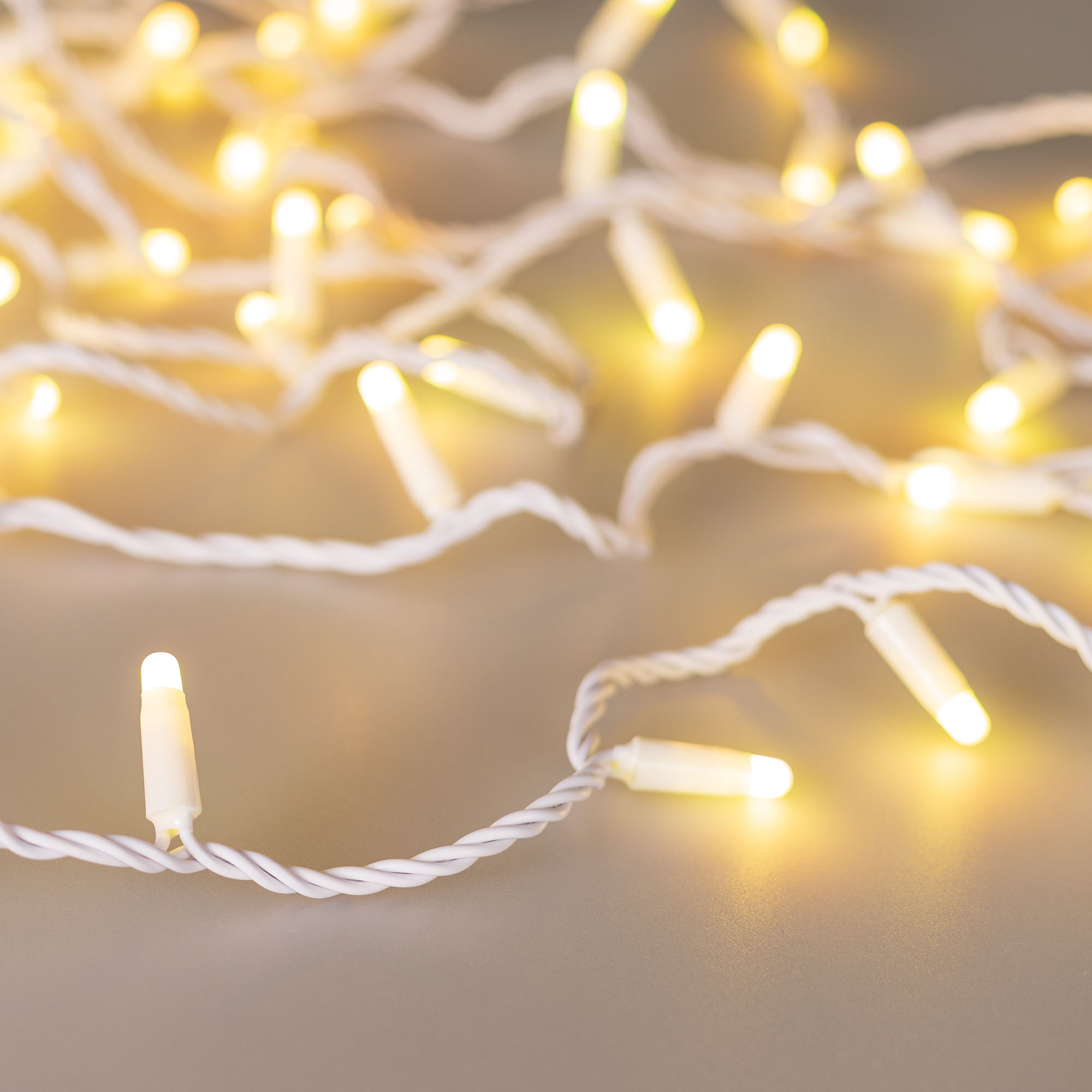 Светодиодная гирлянда ARD-STRING-CLASSIC-20000-WHITE-200LED-MILK-SYNC RGB (230V, 13W) (Ardecoled, IP65) 028206