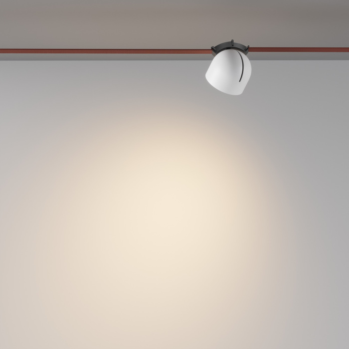 Трековый светильник Maytoni Cup Parity TR124B-12W3K-W 48V 3000K 12Вт белый (tr124b-12w3k-w)