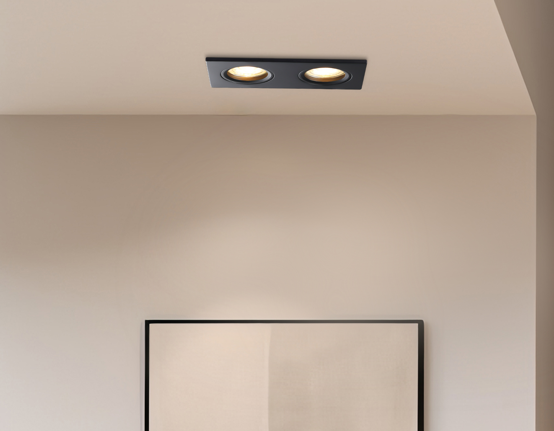 Светильник встраиваемый TN102461/2 BK черный GU5.3 160*81*28