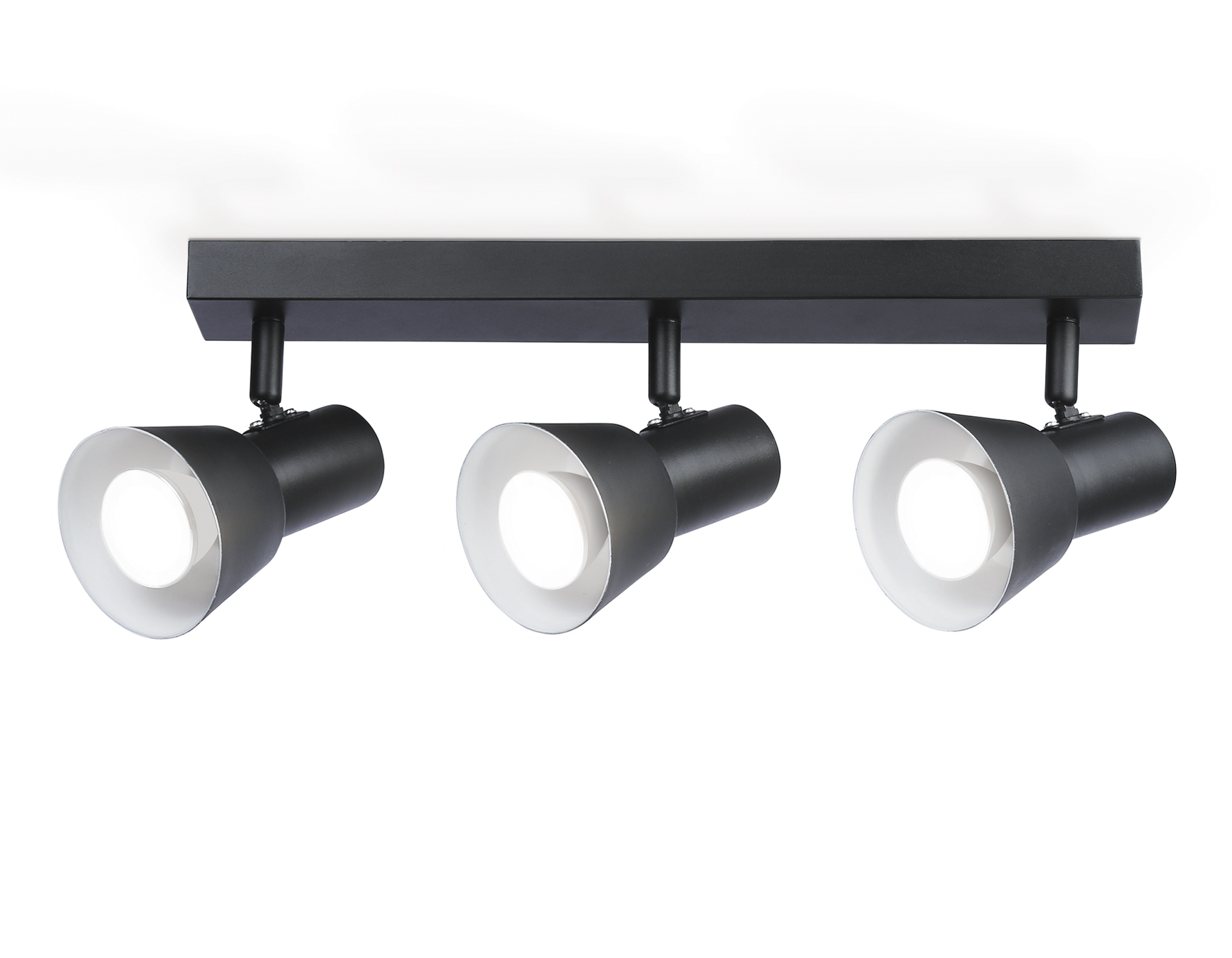 Накладной поворотный спот со сменной лампой GU10 TA13122/3 BK/WH черный/белый GU10/3 max 12W 470*85*150