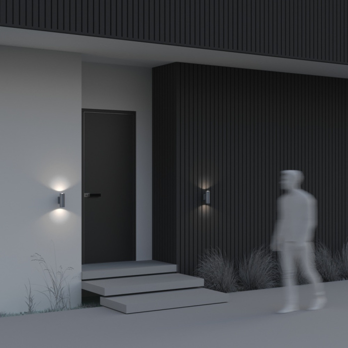 Настенный светильник уличный Bowery O574WL-02GR (o574wl-02gr)