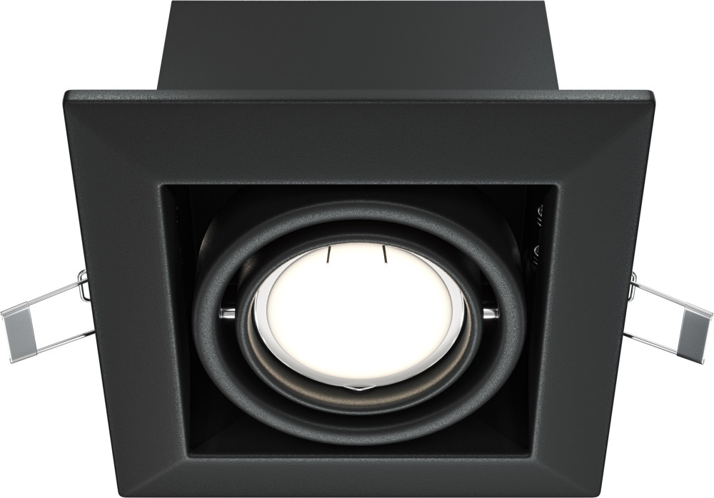 Встраиваемый светильник Metal Modern GU10 1x50Вт Maytoni Technical DL008-2-01-B (dl008_2_01_b)