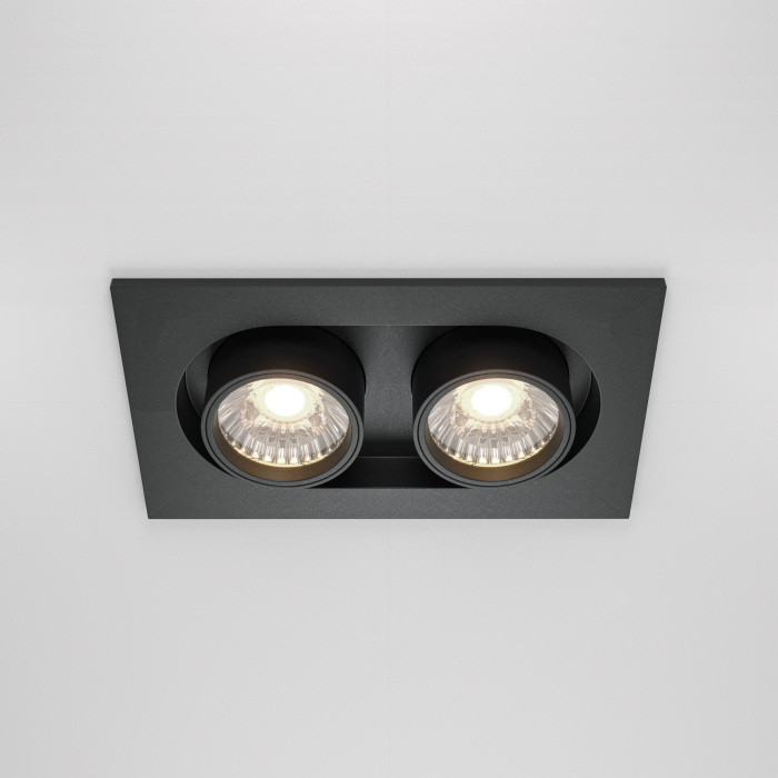 Встраиваемый светильник Hidden 4000K 2x10W 36 LED Maytoni Technical DL045-02-10W4K-B (dl045-02-10w4k-b)