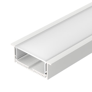 Профиль с экраном SL-LINIA88-F-2500 WHITE+OPAL (Arlight, Алюминий) 021373