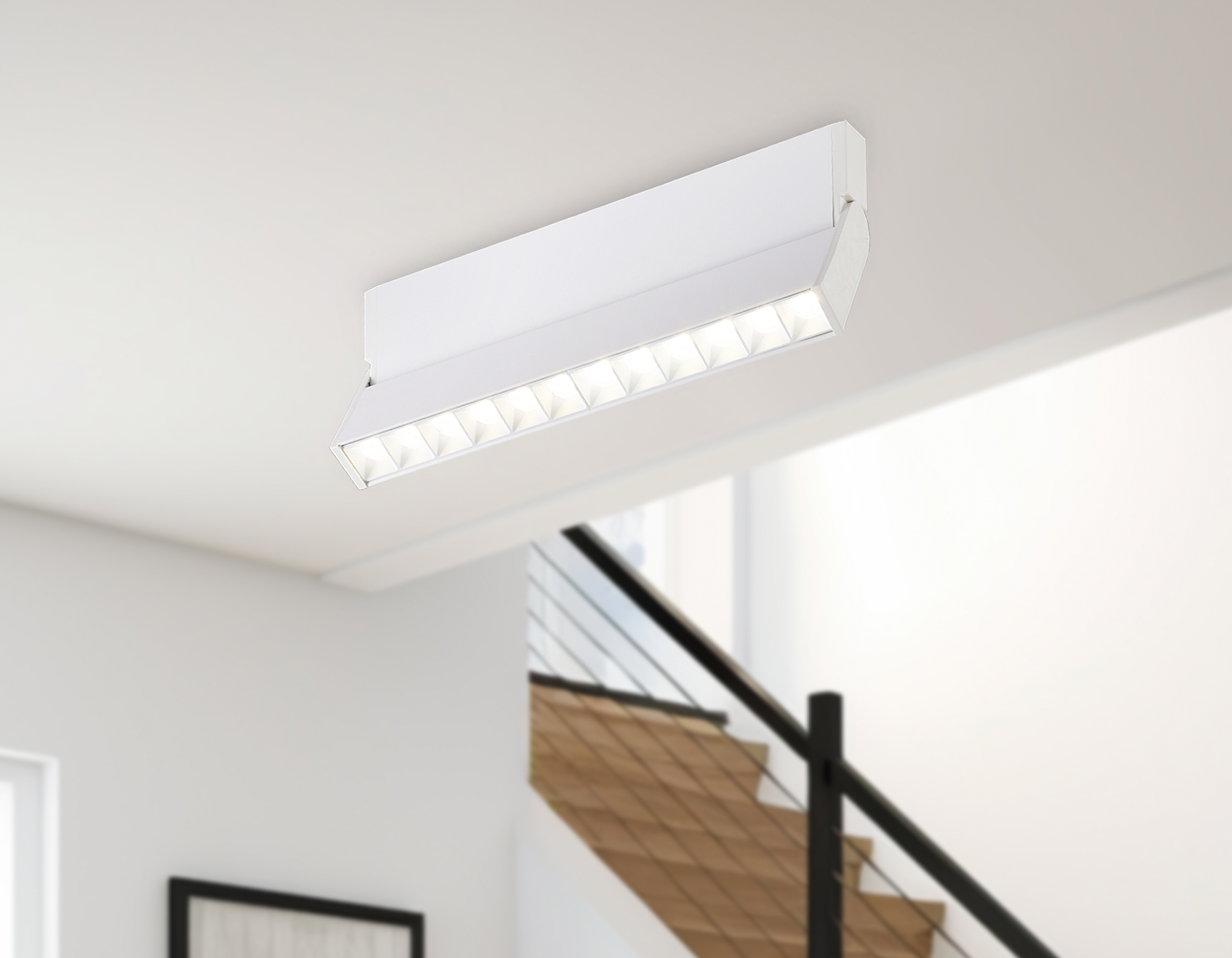 Настенно-потолочный светодиодный светильник TA1825 WH белый LED 12W 4200K 230*22*87