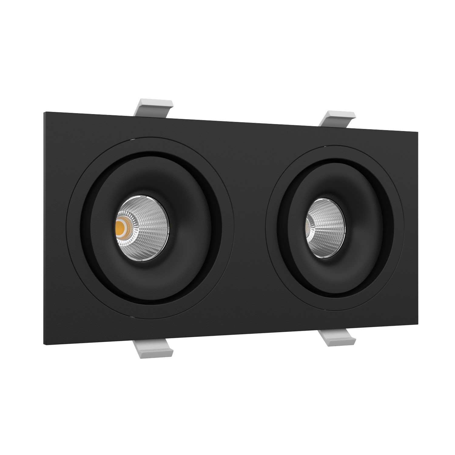 Встраиваемый поворотный светодиодный светильник MJ1006 SQ2 Black 4000K (10513)