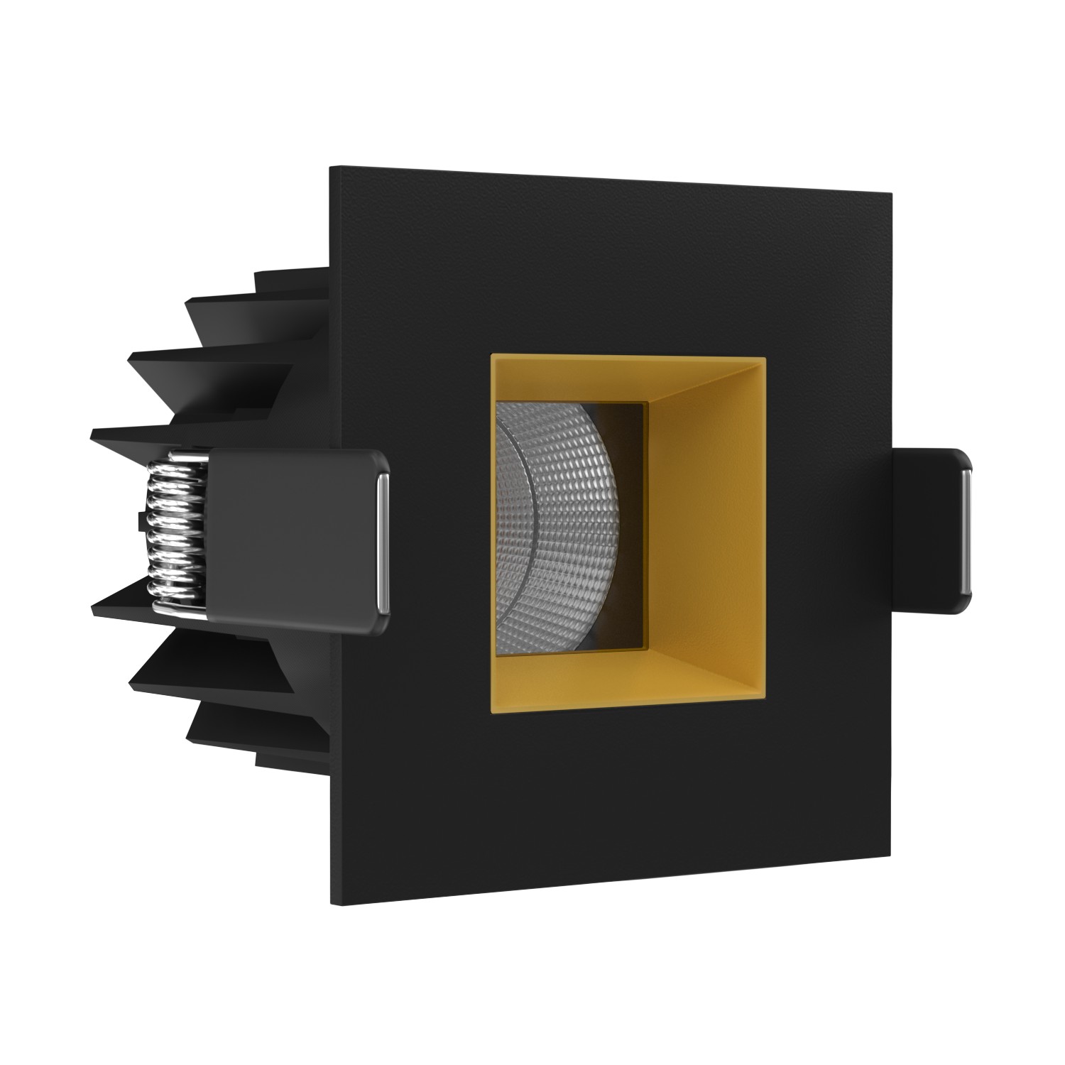 Встраиваемый светодиодный светильник Ledron FAST TOP SQ MINI Black-Gold (2273)