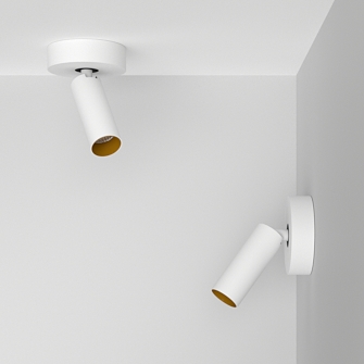 Накладной поворотный светодиодный светильник Ledron SAGITONY R1 S40 Dim White-Gold 4000K (10850)