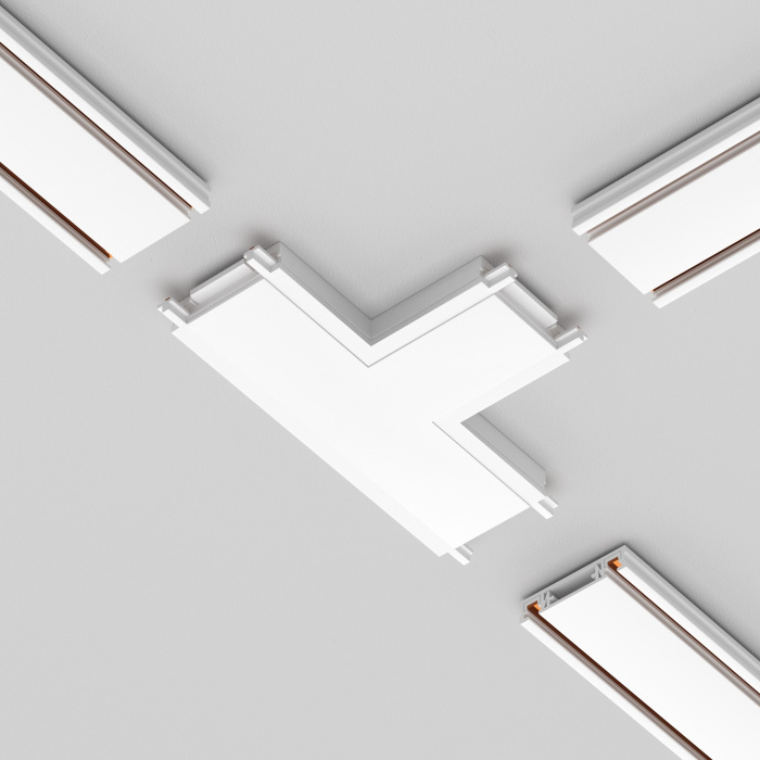 Коннектор питания T-образный Radity белый магнитный Maytoni Technical TRA084CT-11W