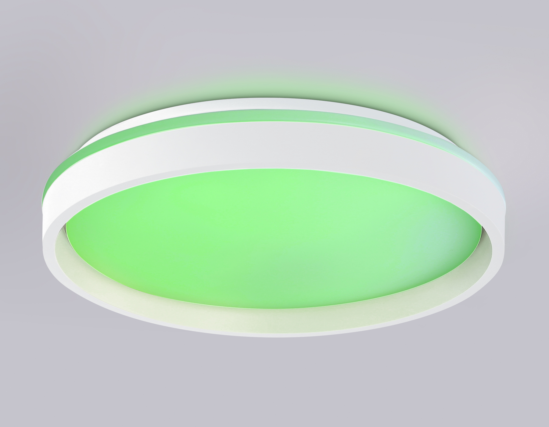 Светодиодный светильник RGB с пультом управления FZ607 WH/GD белый/золото IP20 66W 3000K-6500K+RGB D490*85 (ПДУ ИК)