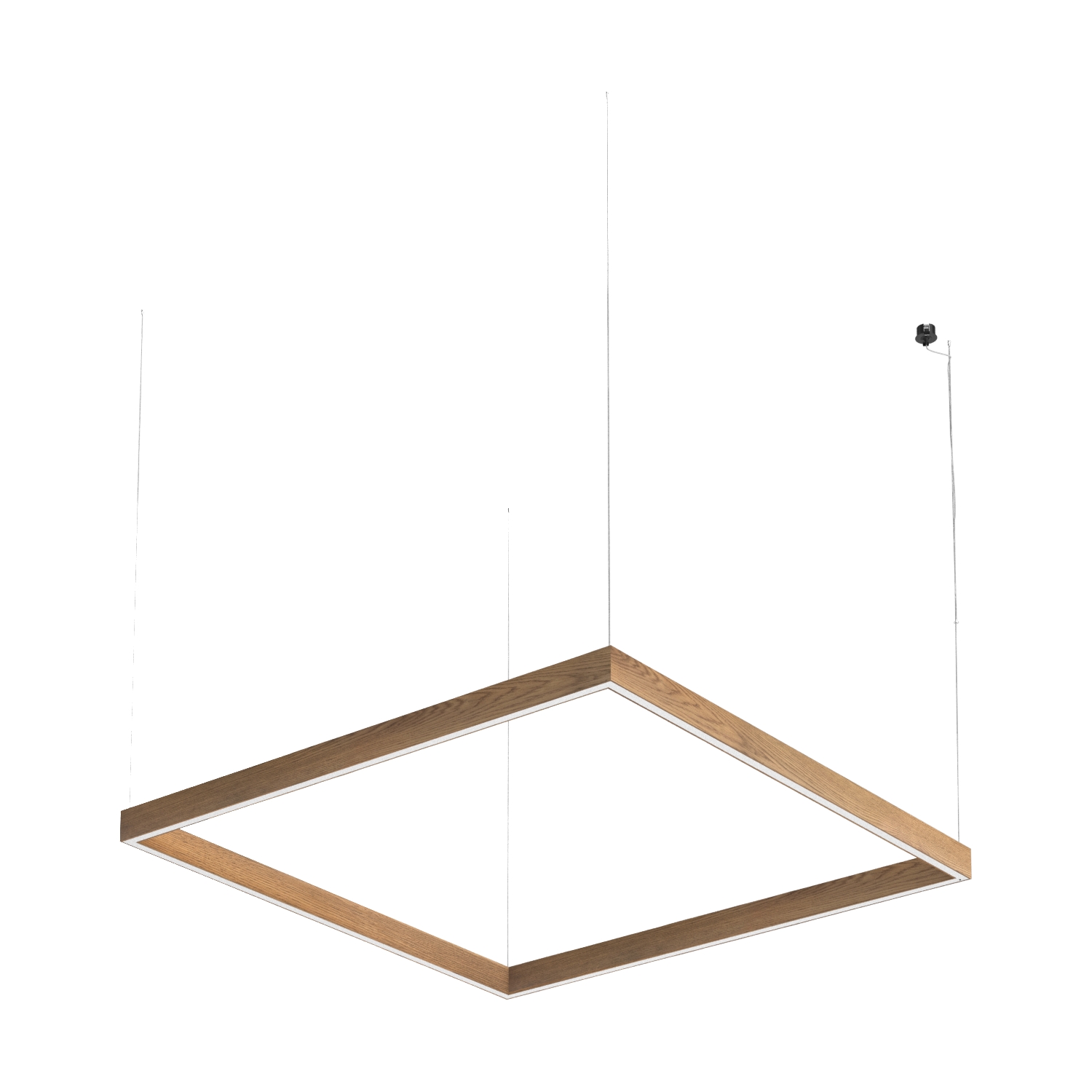 Подвесной светодиодный светильник Ledron KVADRO Basic 1690 Black 4000K (4828)