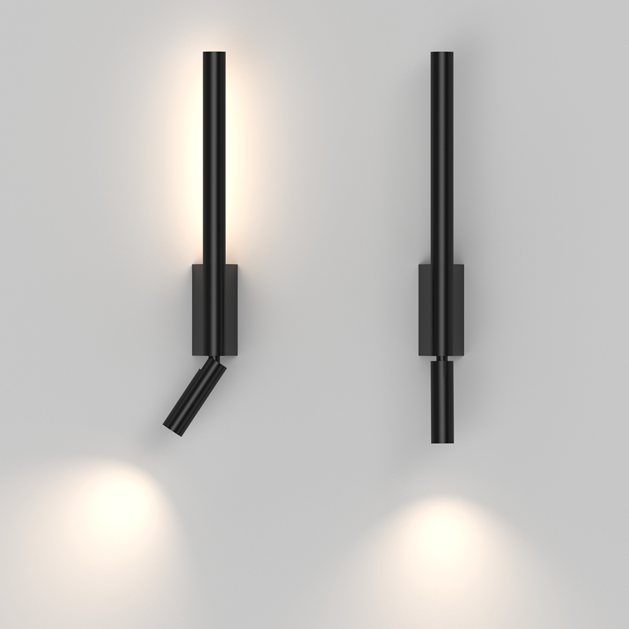 Настенный светодиодный светильник SPIN Black (9970)