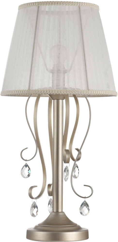 Интерьерная настольная лампа с хрусталем Simone FR2020-TL-01-BG (fr2020-tl-01-bg)