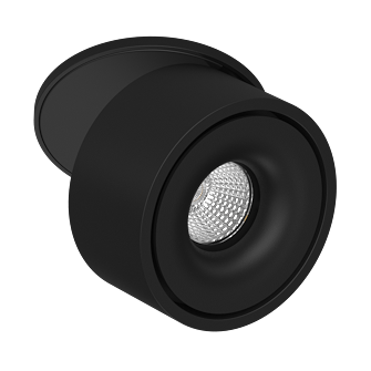 Встраиваемый поворотный светодиодный светильник LB13 Black 4000K (10699)