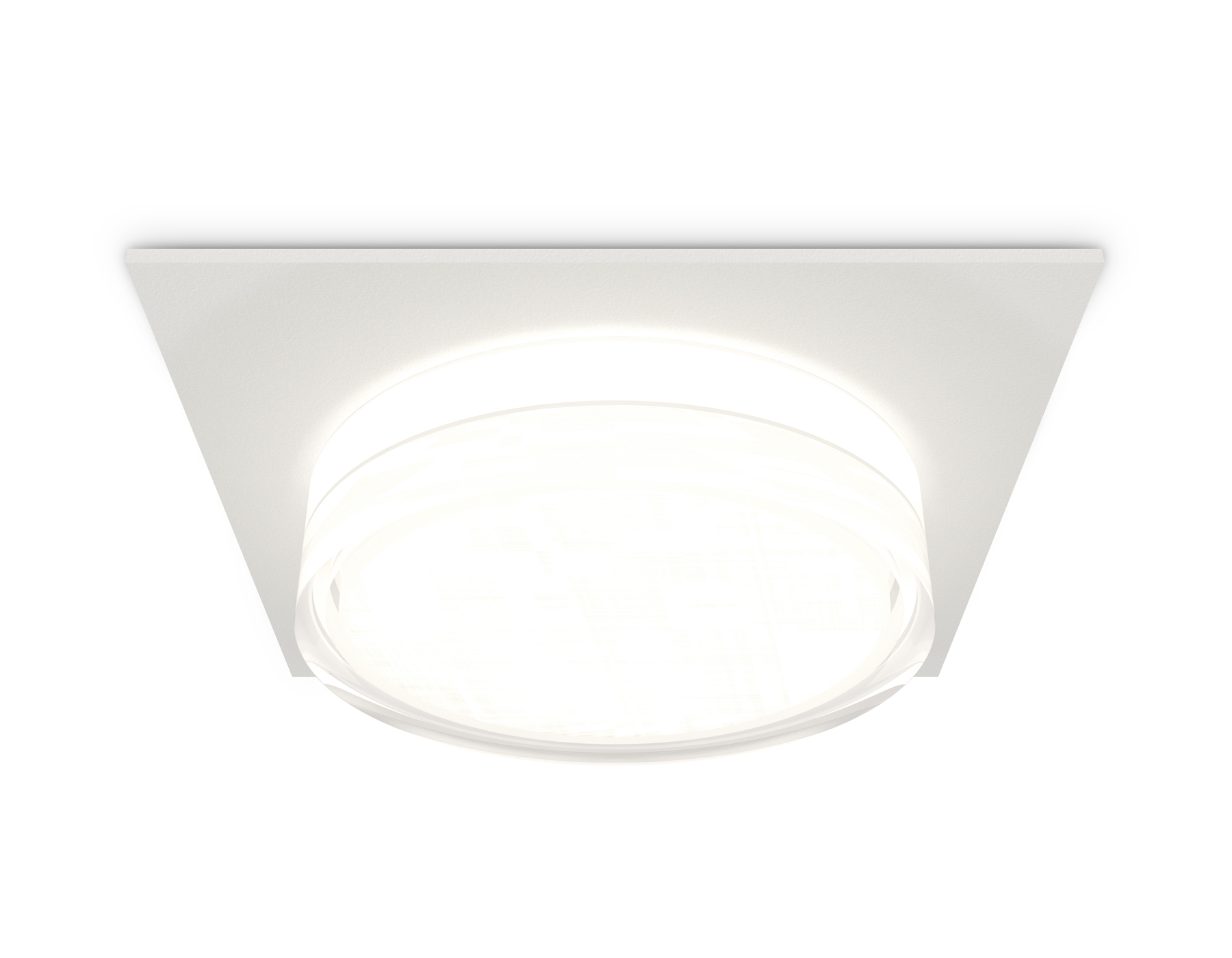 Комплект встраиваемого светильника с акрилом XC8061022 SWH/FR/CL белый песок/белый матовый/прозрачный GX53 (C8061, N8399)