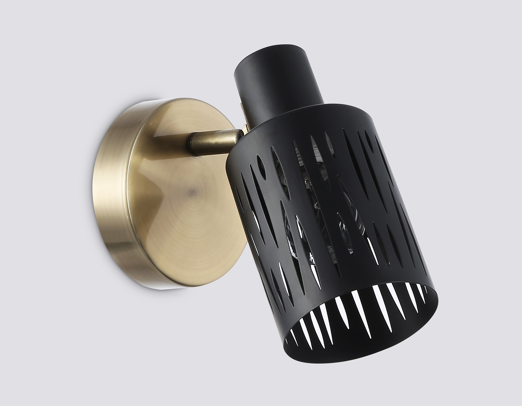 Настенно-потолочный спот в стиле лофт TR8667 BK/SB чёрный/бронза E14 max 60W 180*100*150