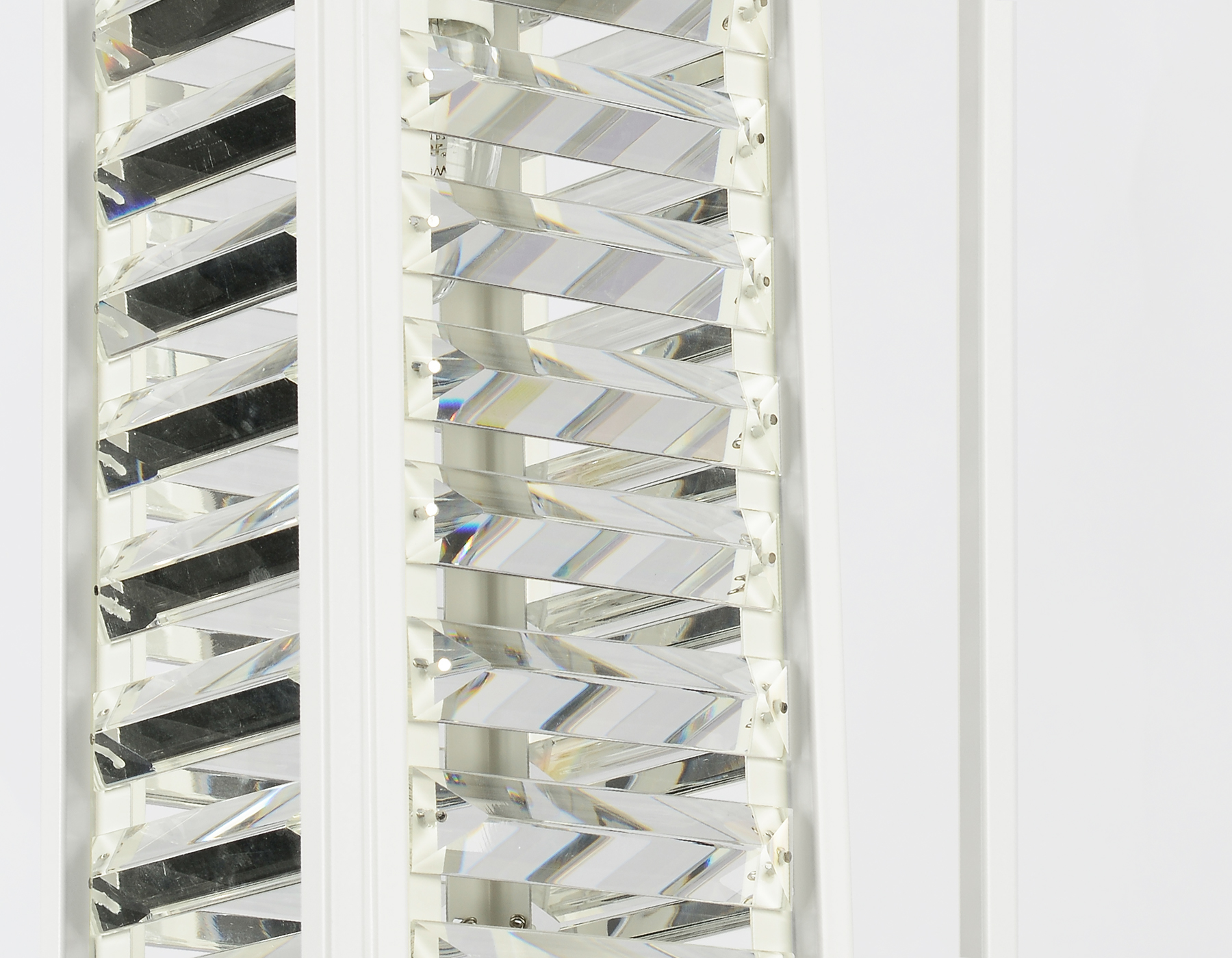 Подвесной светильник с хрусталем TR5042 WH/CL белый/прозрачный E14/1 max 40W 180*180*760