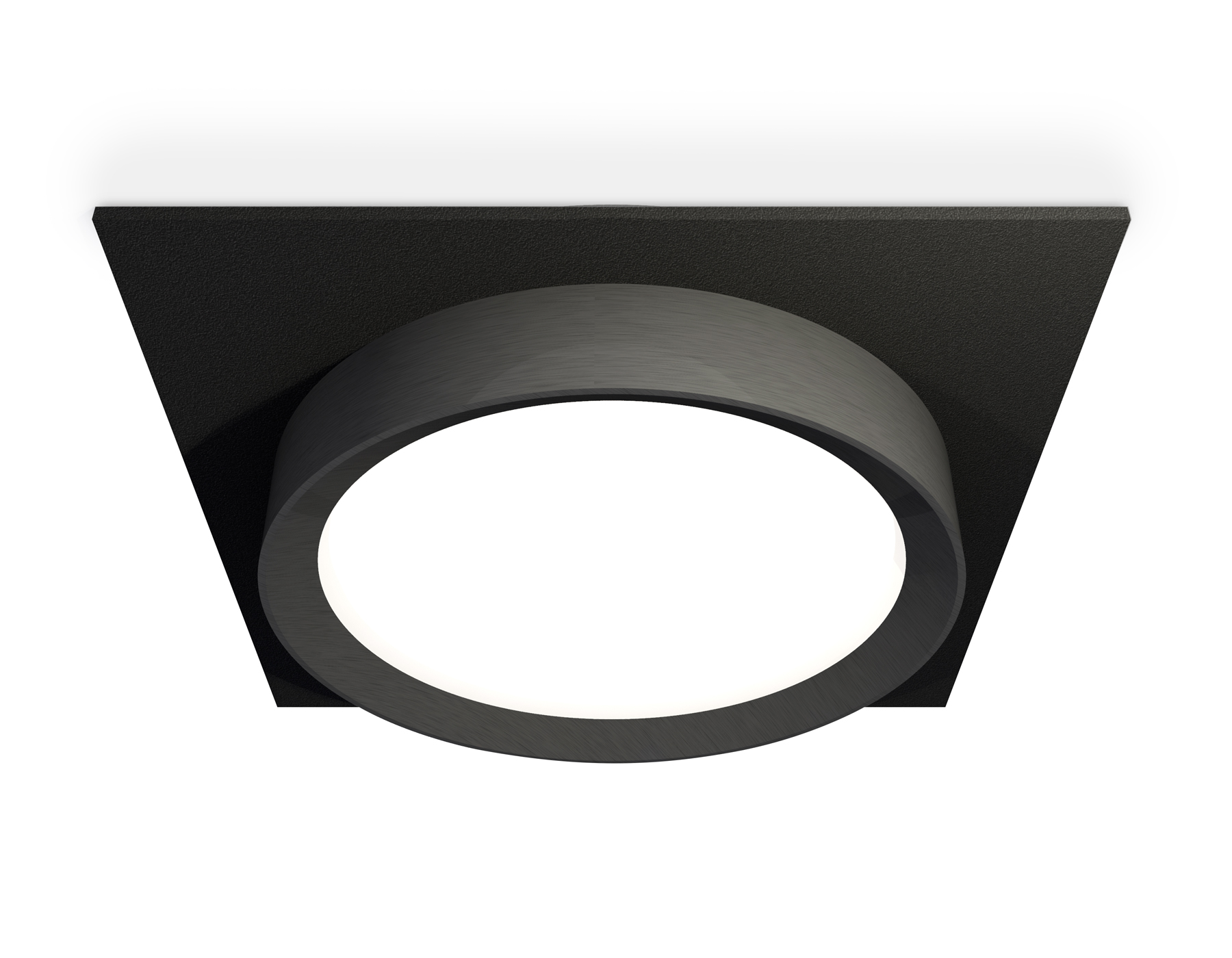 Комплект встраиваемого светильника XC8062002 SBK/PBK черный песок/черный полированный GX53 (C8062, N8113)