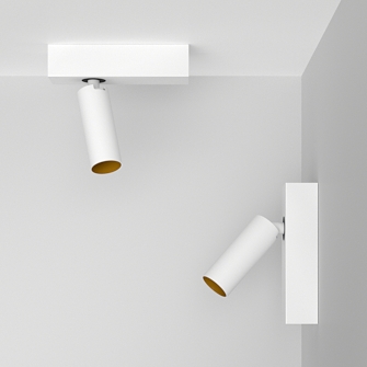 Накладной поворотный светодиодный светильник Ledron SAGITONY E S40 White-Gold 4000K (11132)