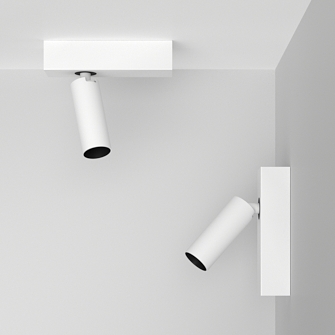 Накладной поворотный светодиодный светильник Ledron SAGITONY E S40 White-Black 4000K (11131)