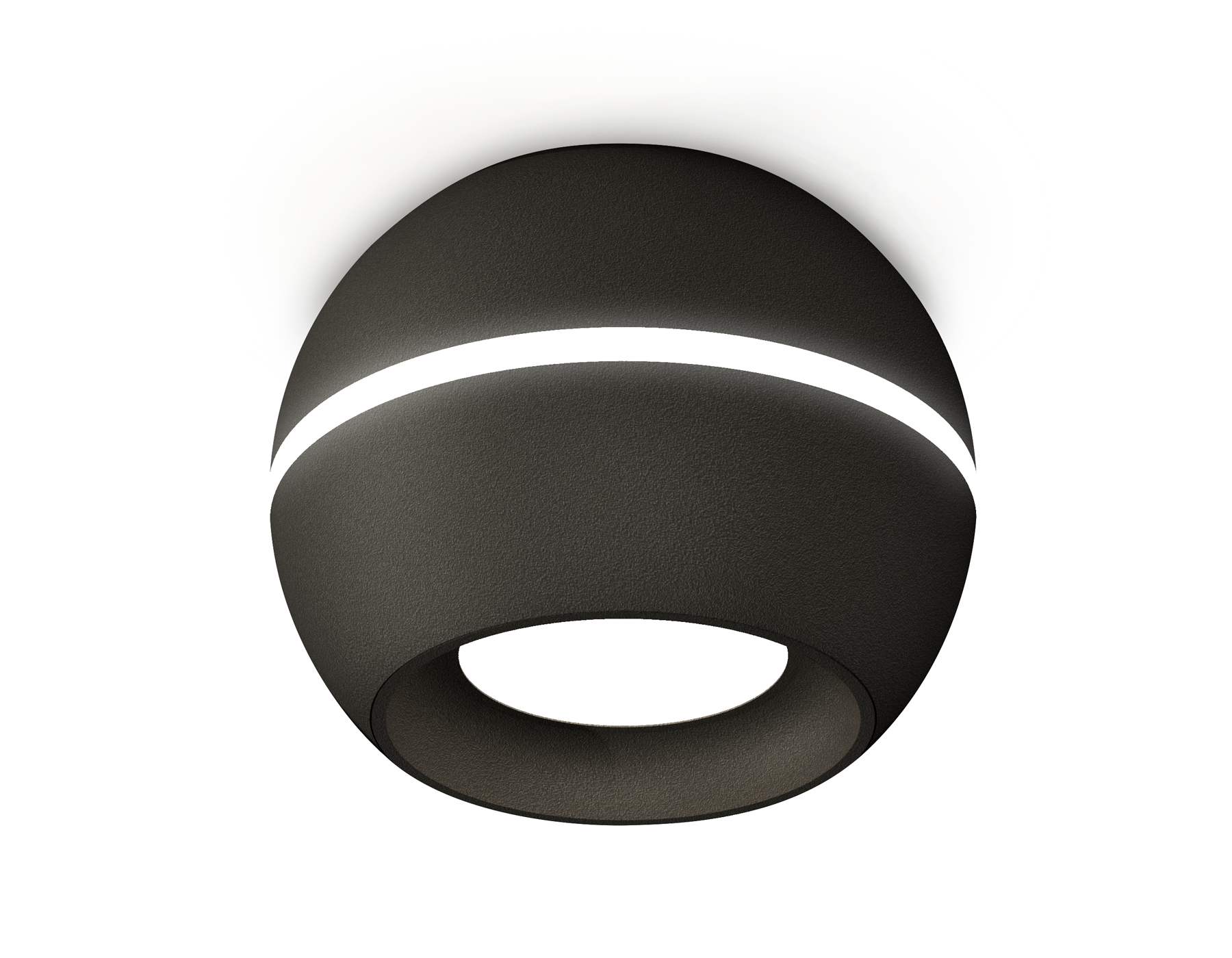 Комплект накладного светильника с дополнительной подсветкой XS1102001 SBK черный песок MR16 GU5.3 LED 3W 4200K (C1102, N7021)