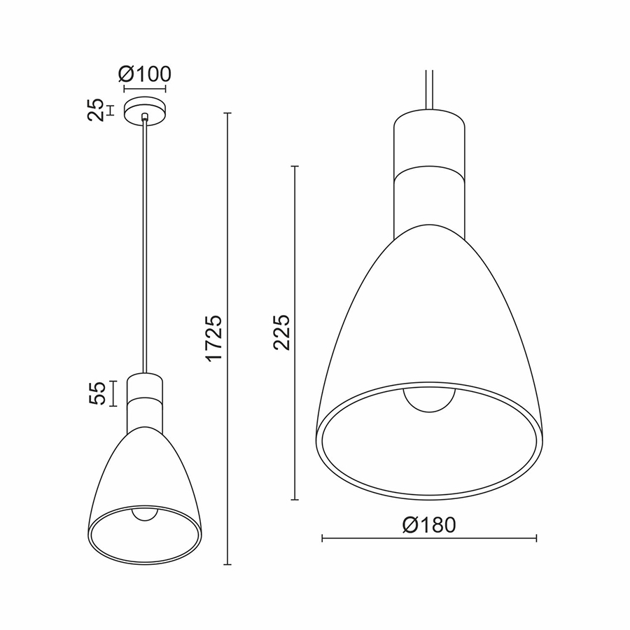 Подвесной светильник Ledron OVERAL W Wood 55 (10214)