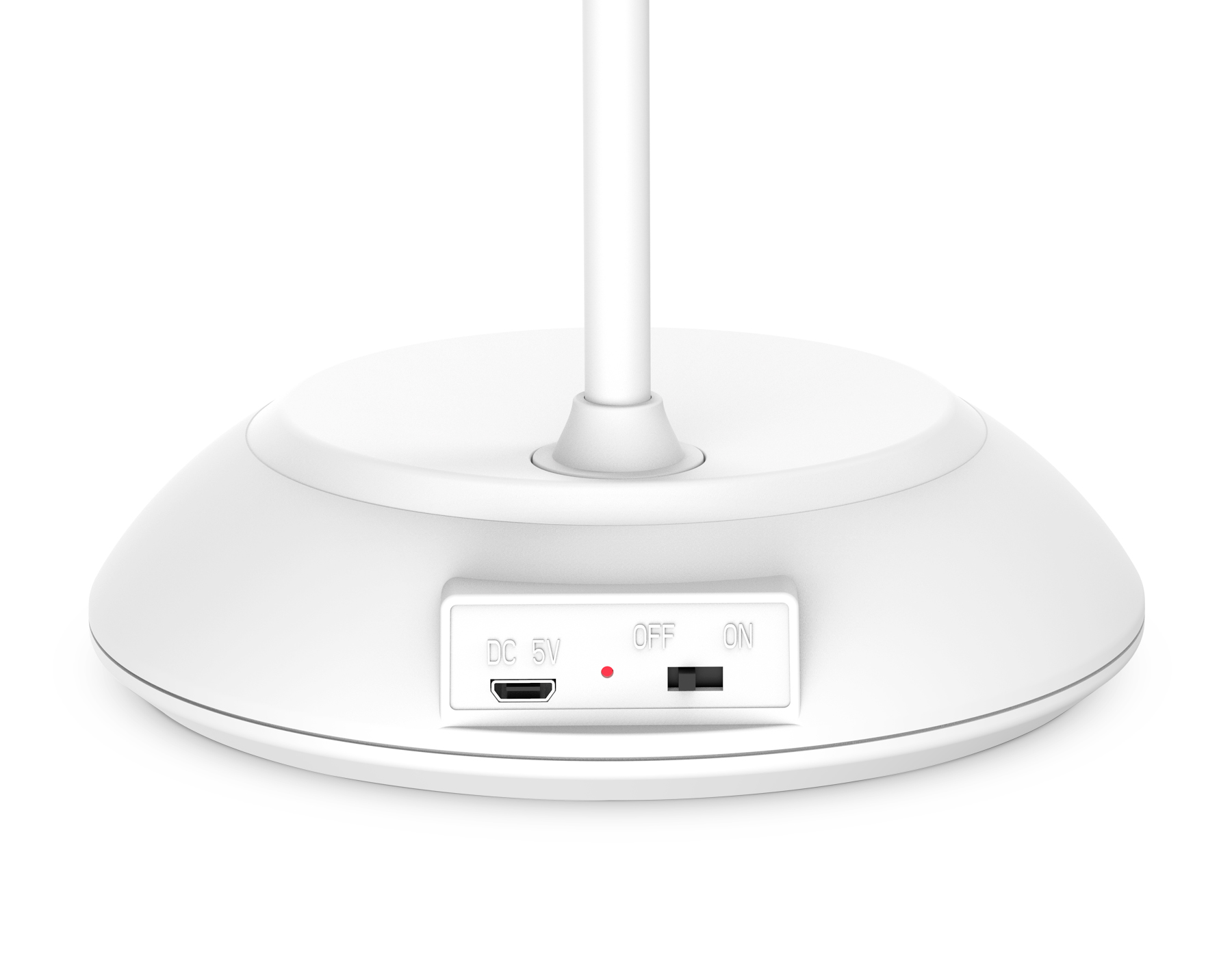 Светодиодная настольная лампа с аккумуляторной батареей, регулировкой цвета и USB-проводом DE600 WH белый LED 2800-6500K 5W