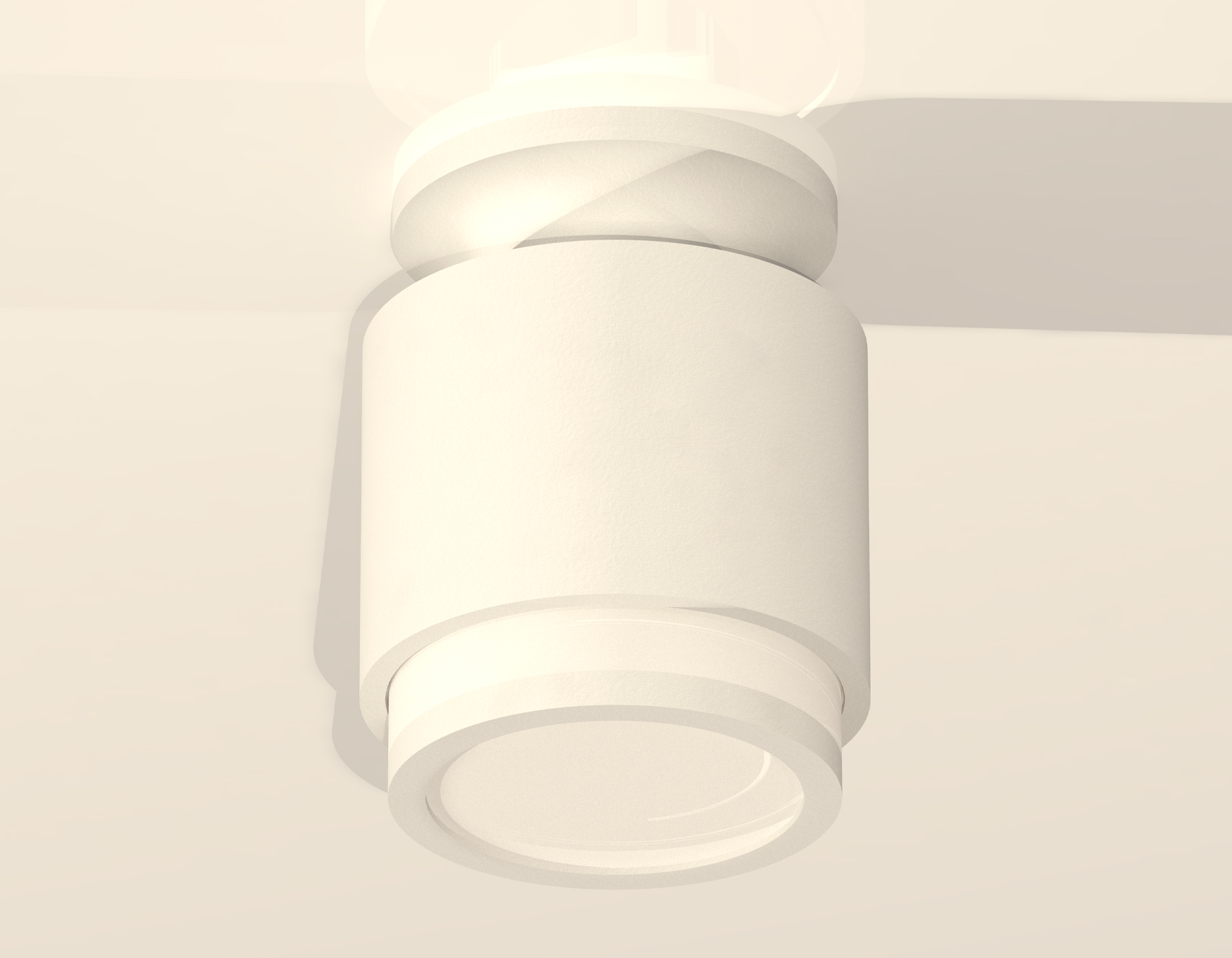 Комплект накладного светильника с акрилом XS7510043 SWH/FR белый песок/белый матовый MR16 GU5.3 (N7925, C7510, N7120)