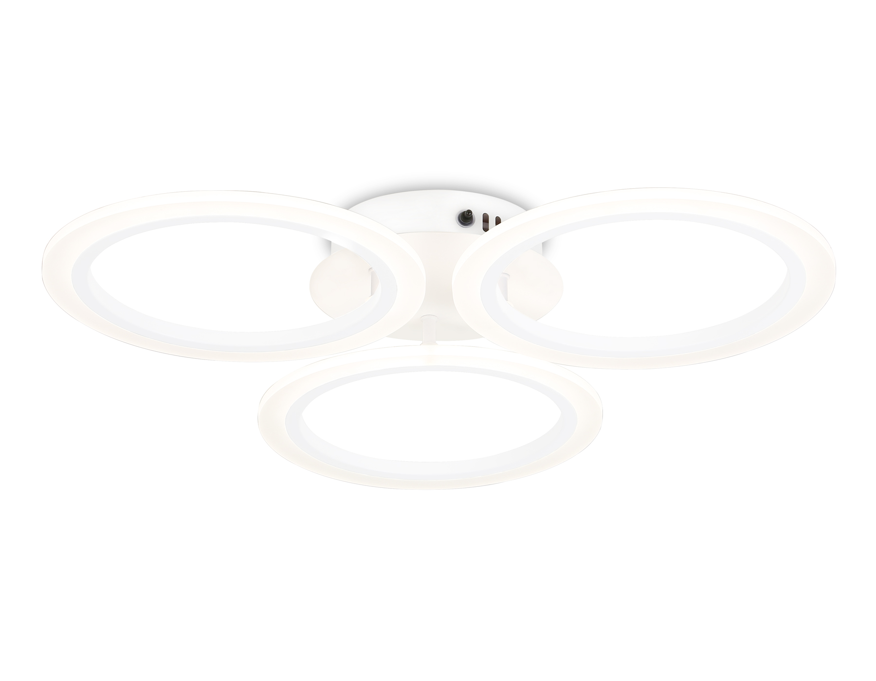 Потолочный светодиодный светильник с пультом FA4052/3 WH белый 4200K/3000/6400K 51W D580*80 (ПДУ ИК)