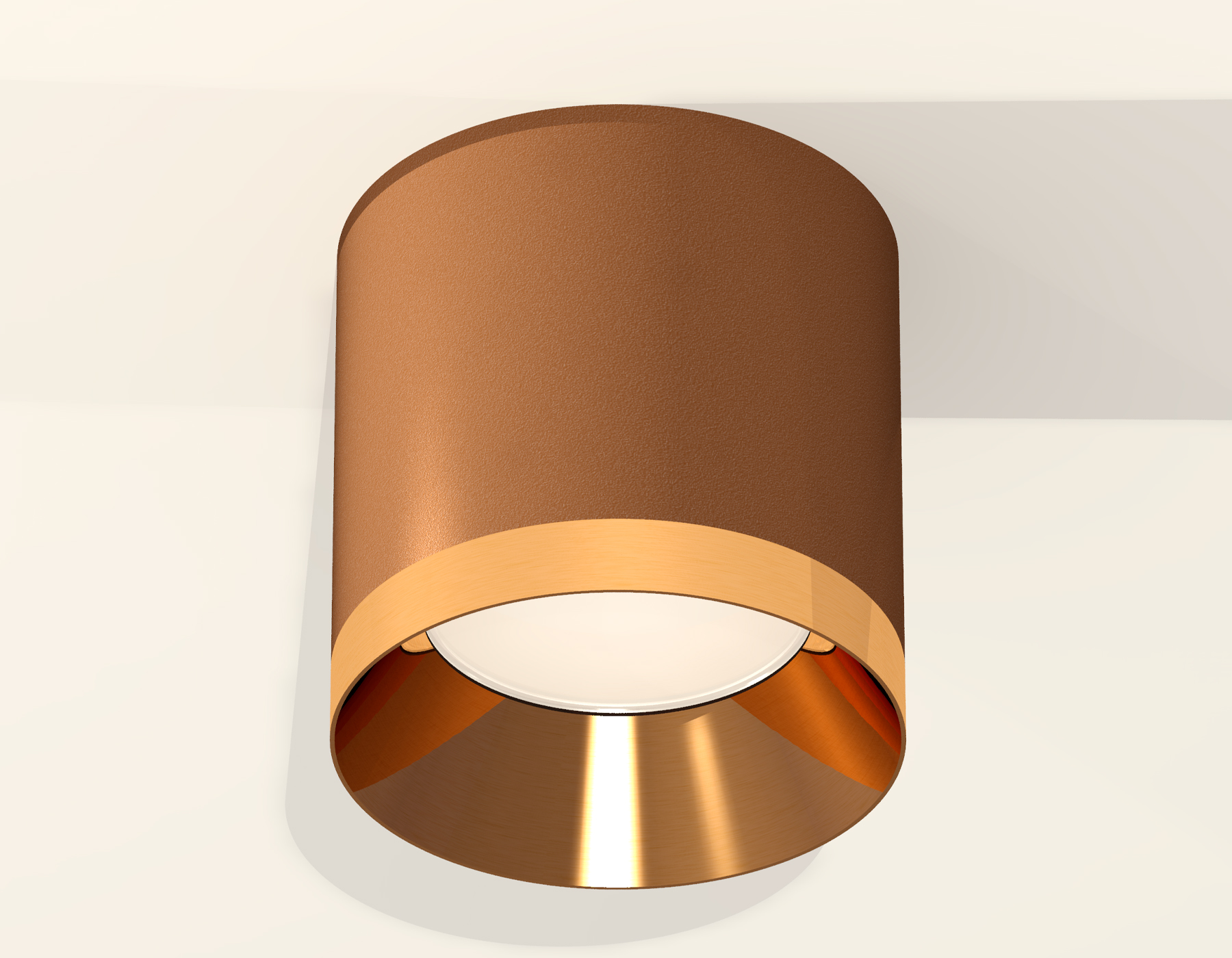 Комплект накладного светильника XS7404010 SCF/PYG кофе песок/золото желтое полированное MR16 GU5.3 (C7404, N7034)