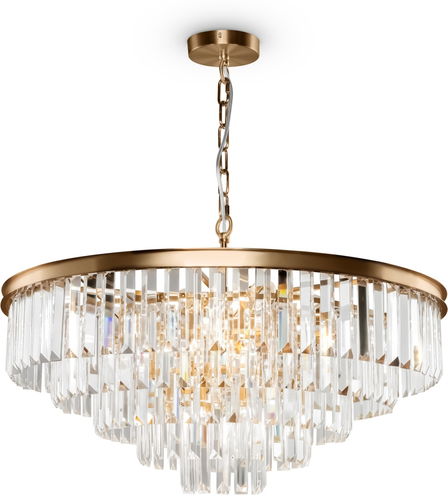 Подвесная люстра хрустальная Revero MOD085PL-12BS (mod085pl-12bs)