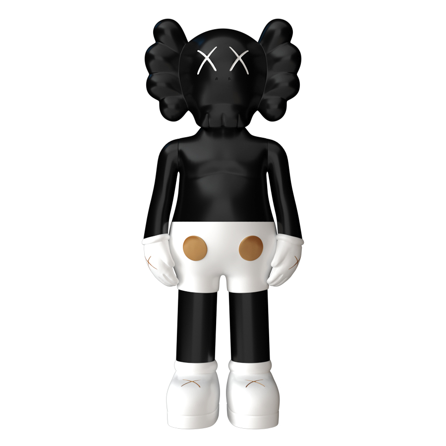 Дизайнерская статуэтка копилка KAWS Companion чрный с белым (9494)