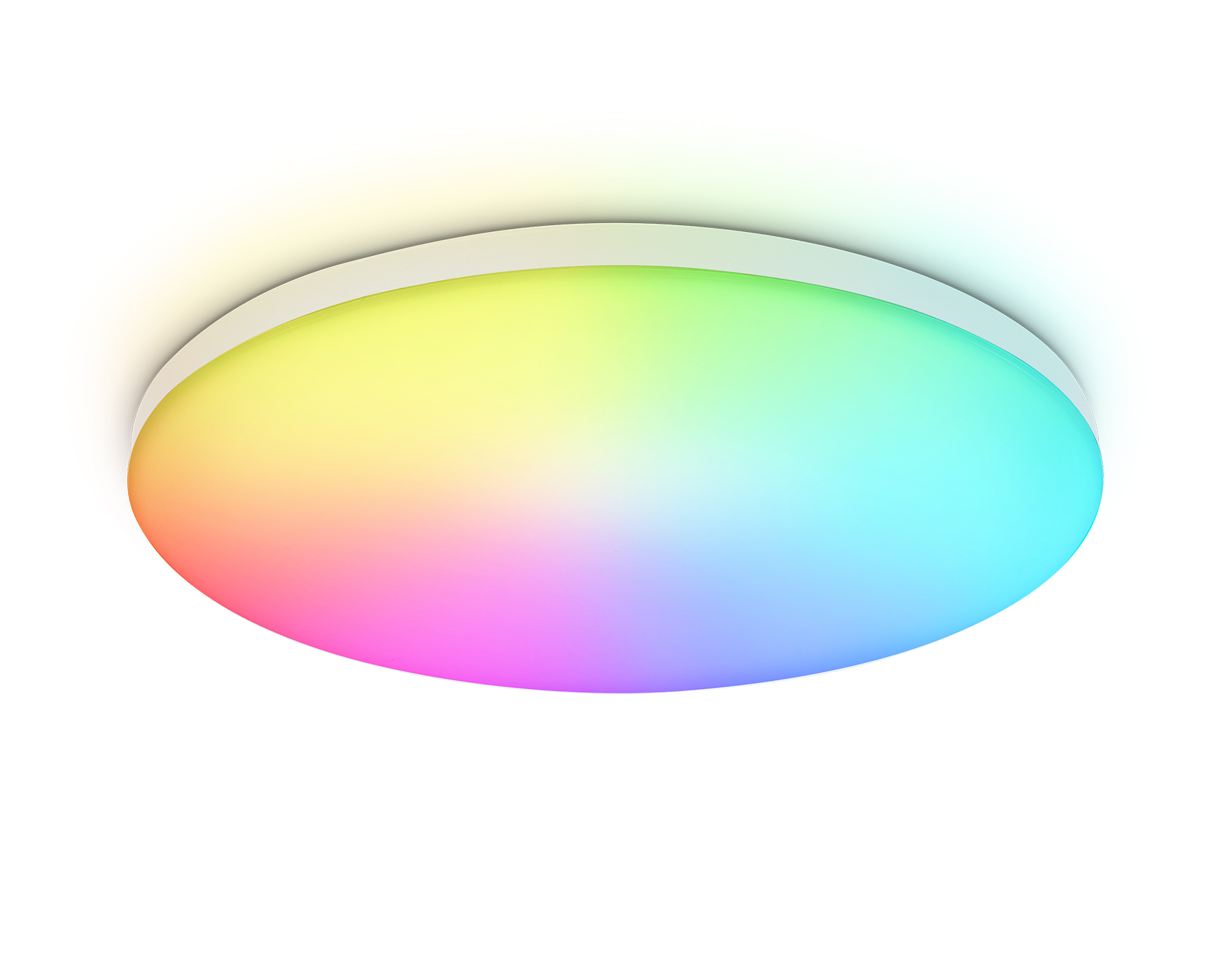 Умный светодиодный светильник Smart Ambrella Light 20W с Wi-Fi, Яндекс Алисой, Tuya, Smart Home, Alexa и ИК пультом FZ2001 WH белый IP54 20W 3000K-6500K+RGB Wi-Fi Алиса/Tuya/Smart Home/Alexa D300*55 (ПДУ ИК)