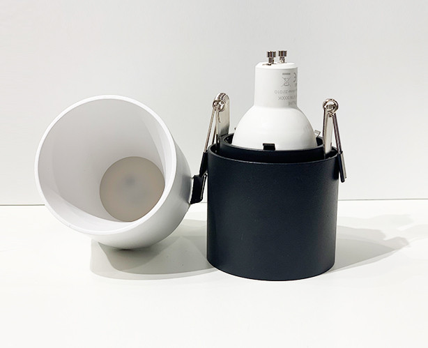 DL 3025 black GU10 светильник встраиваемый