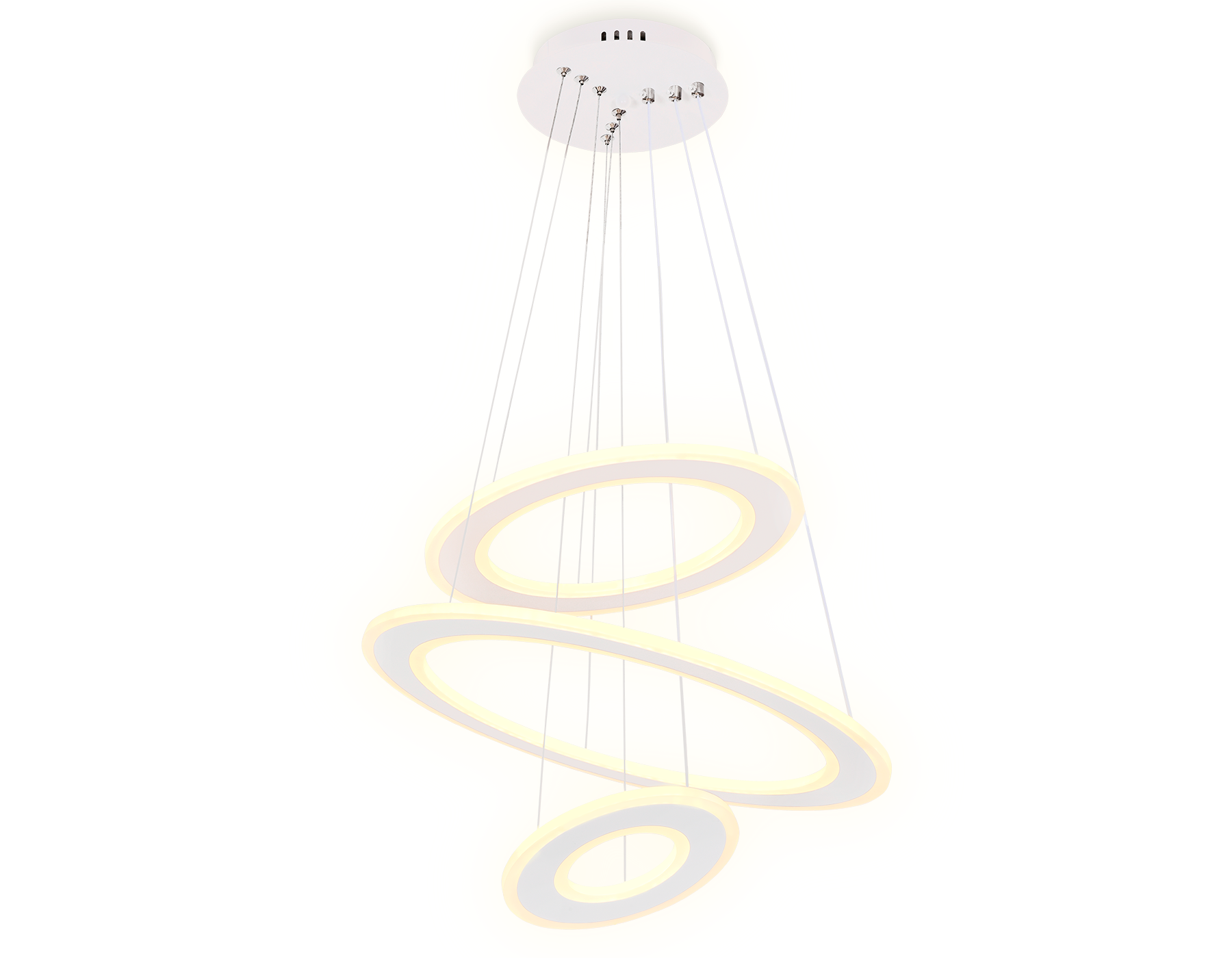 Подвесной светодиодный светильник с пультом FA432 WH белый 160W D470*630 (ПДУ РАДИО 2.4G)
