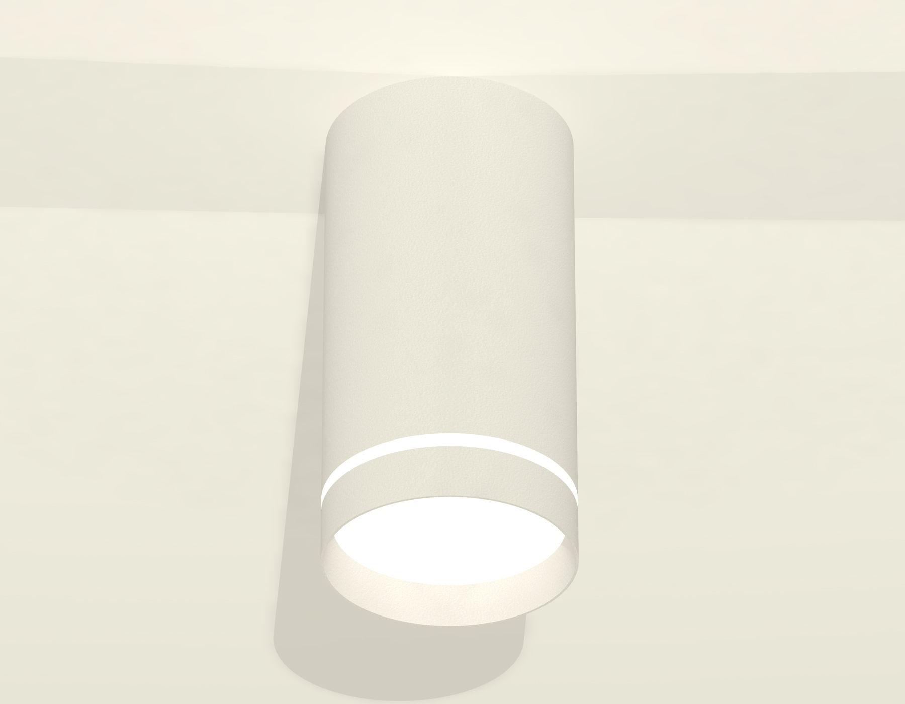 Комплект накладного светильника с акрилом XS8161006 SWH/FR белый песок/белый матовый GX53 (C8161, N8461)