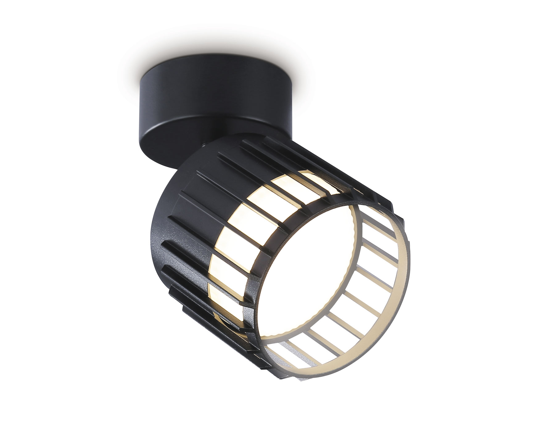 Накладной поворотный спот со сменной лампой GX53 TN71159 BK черный GX53 D100*125