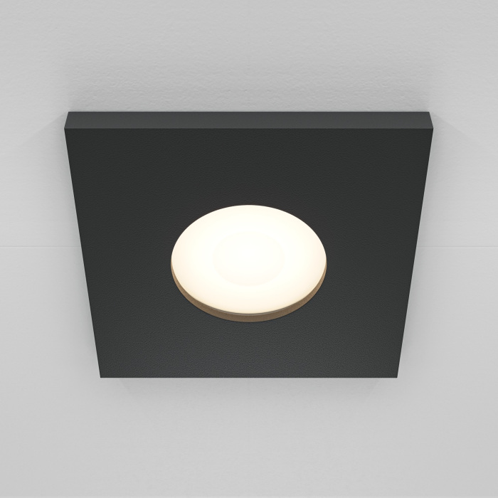 Встраиваемый светильник Stark GU10 1x50Вт IP 65 Maytoni Technical DL083-01-GU10-SQ-B (dl083-01-gu10-sq-b)