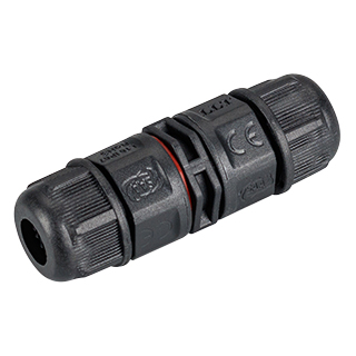Коннектор прямой NEO-CON-I-2pin-BK (3-7mm, IP67) (Arlight, IP67 Пластик, 3 года) 024936