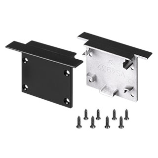 Заглушка SL-LINIA49M-FS BLACK (Arlight, Пластик) 036989