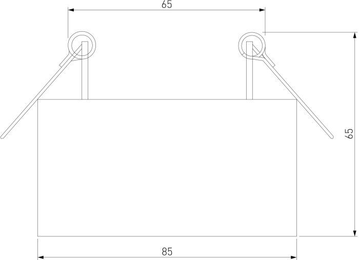 Светильник встраиваемый светодиодный Elektrostandard Glam 25095LED 10W 4000K белыйчерный (a065708)