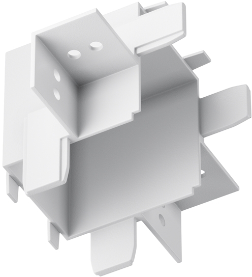 Коннектор угловой внутренний Radity встраиваемый белый магнитный Maytoni Technical TRA084CT-12W