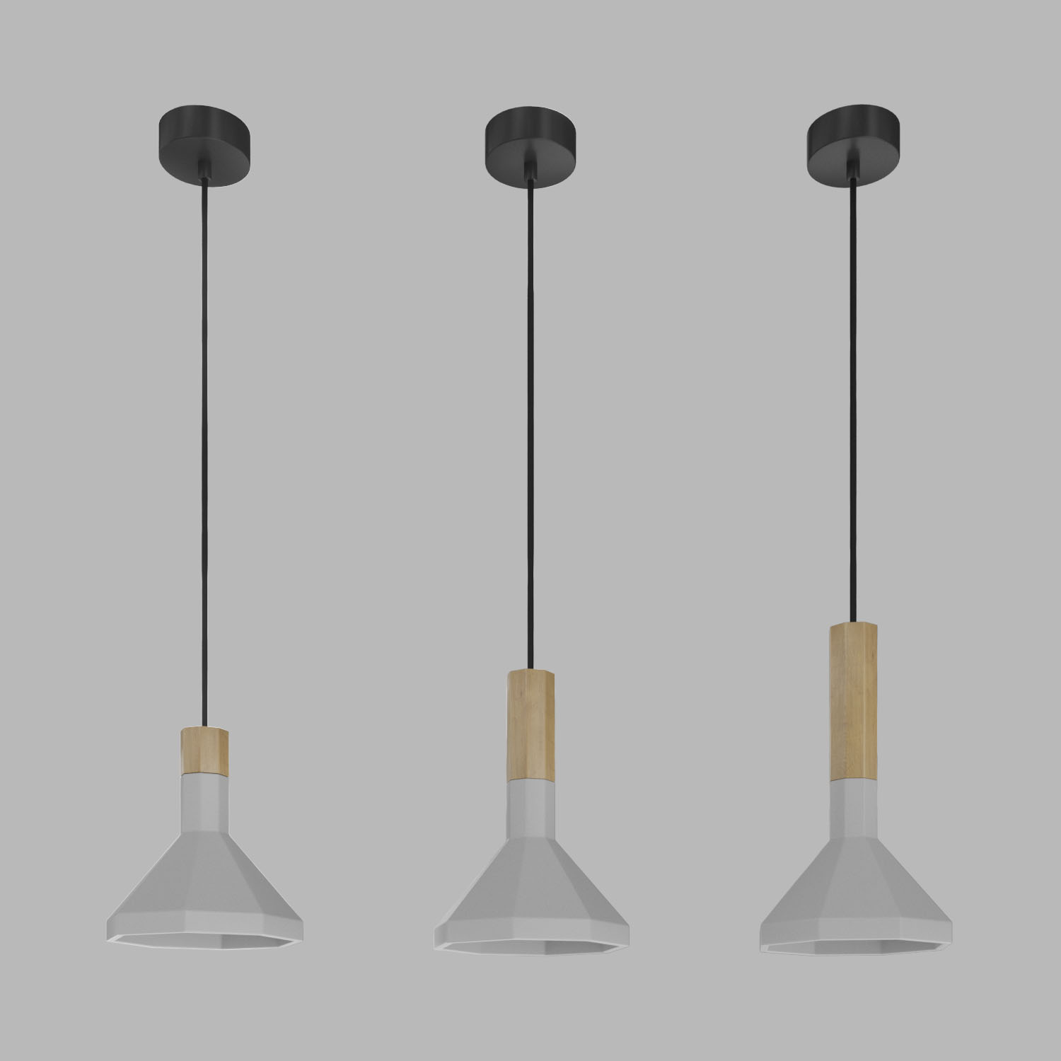 Подвесной накладной светильник Ledron SCOPE C Wood 185 (4955)