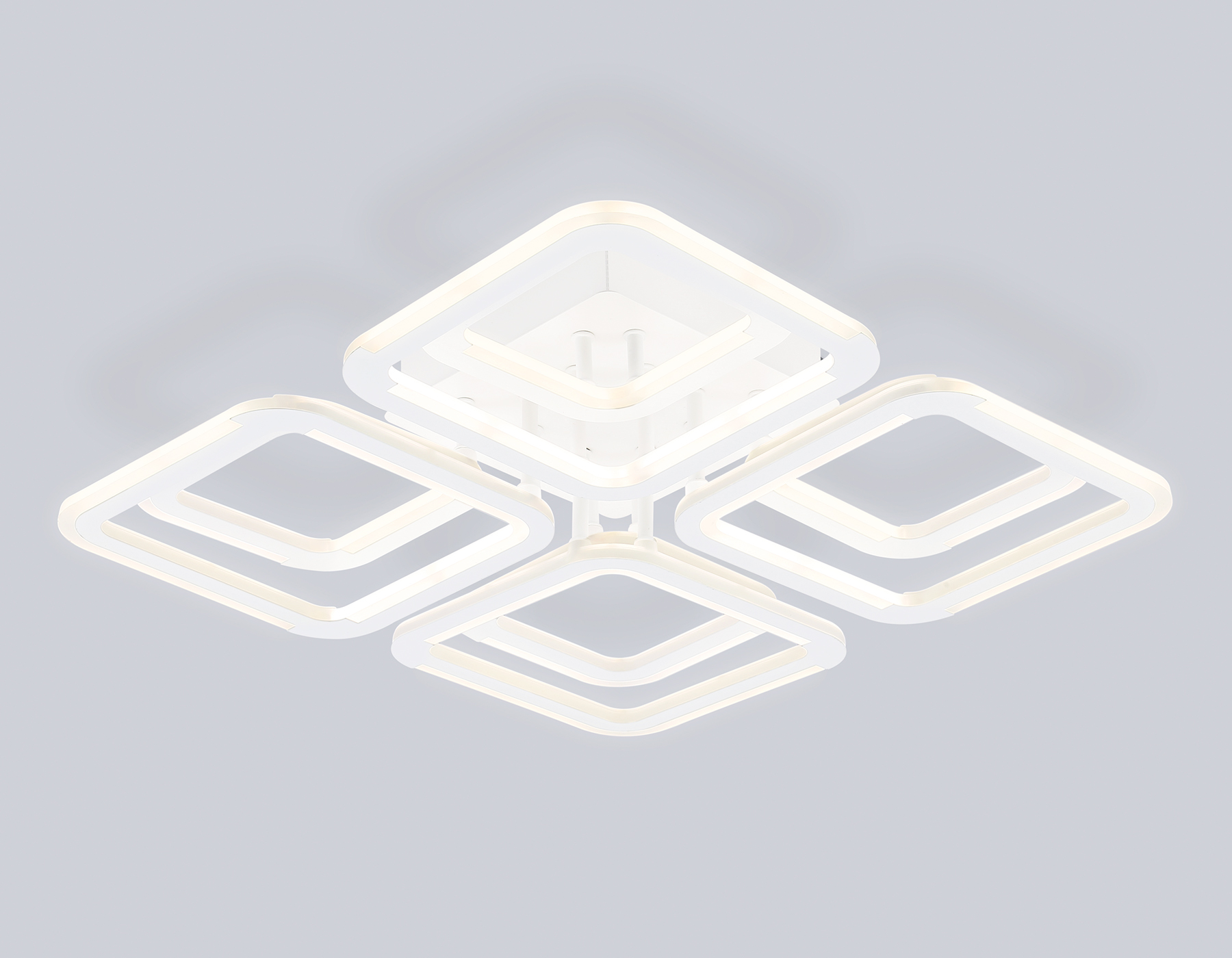 Светильник светодиодный потолочный FA8948/4+4 WH белый 101W 3000-6000K 485*485*120 (ПДУ ИК)