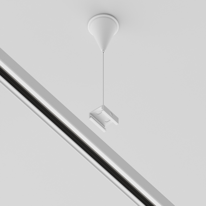 Подвес тросовый Trinity белый 1шт трехфазный Maytoni Technical TRA005WS-31W (tra005ws_31w)