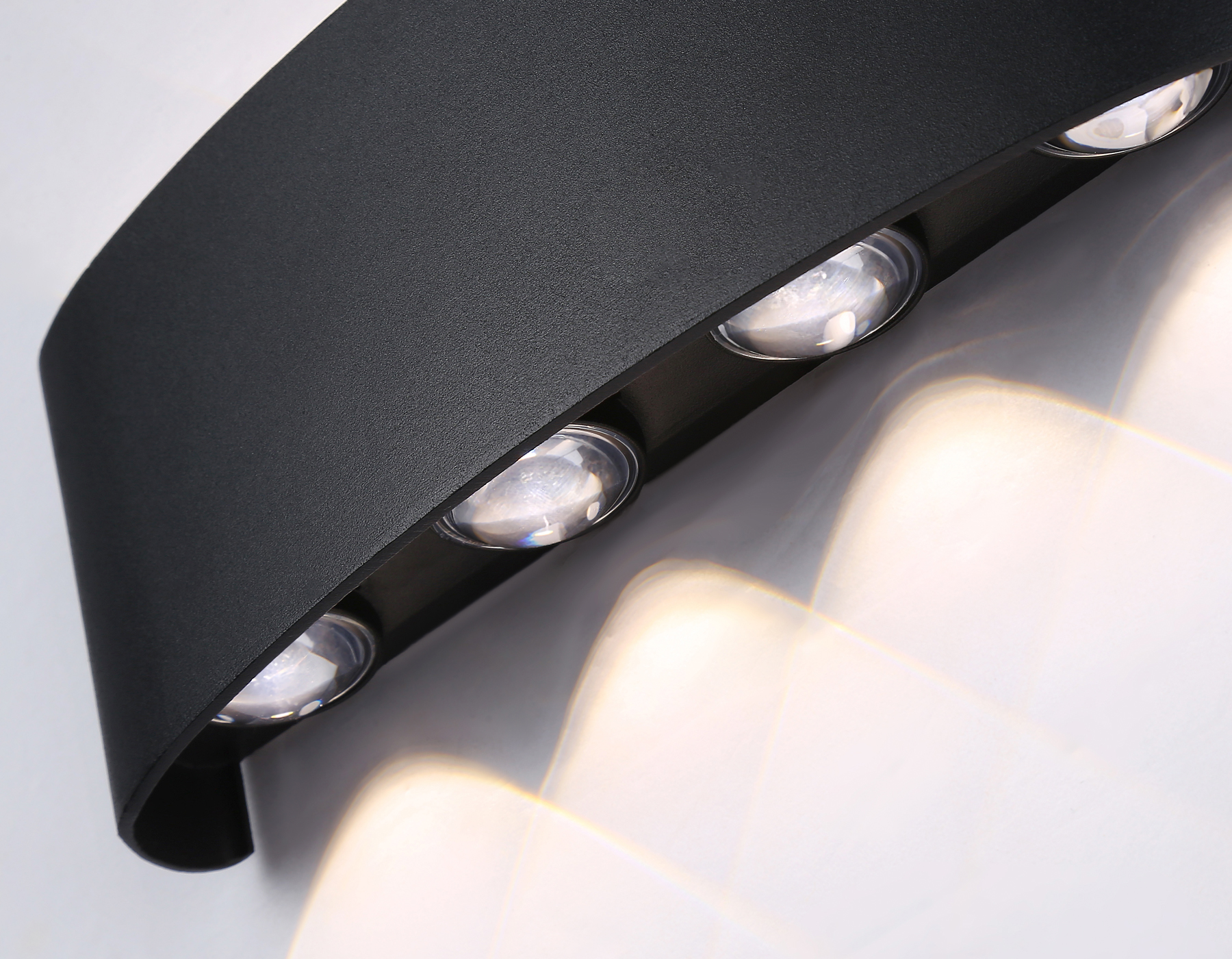 Уличный настенный архитектурный светодиодный светильник ST4464/8 BK черный IP65 LED 4200K 8W 210*80*46