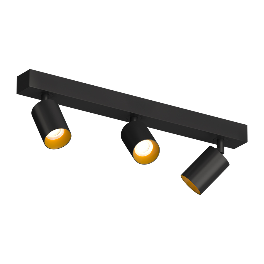 Накладной поворотный светодиодный светильник Ledron SAGITONY E3 S60 Dim Black-Gold 4000K (11123)